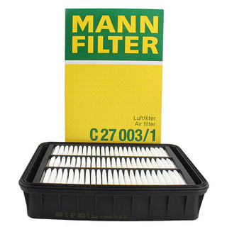 曼牌滤清器 曼牌（MANNFILTER）空气滤清器空气滤芯空气滤C27003/1欧蓝德/翼神/劲炫/4008/C4 2.0