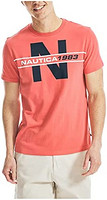NAUTICA 诺帝卡 男士短袖纯棉航海系列带图形 T 恤