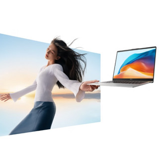 HUAWEI 华为 MateBook D 14 2023款 14.0英寸 轻薄本 皓月银（酷睿i5-1340P、核芯显卡、16GB、512GB SSD、1920*1200、IPS、60Hz）