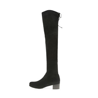 STUART WEITZMAN SW礼物女靴MIDLAND磨砂皮靴WE090196C-BLK 390