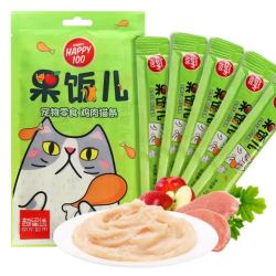 Wanpy 顽皮 果饭儿猫条60g(12g*5条) 鸡肉味猫零食猫湿粮成幼猫通用猫咪零食