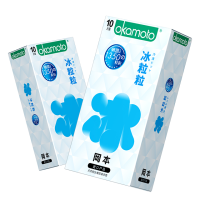 27日0点、88VIP：OKAMOTO 冈本 情趣颗粒安全套套装 共16只（冰粒粒10片+纯薄6片）