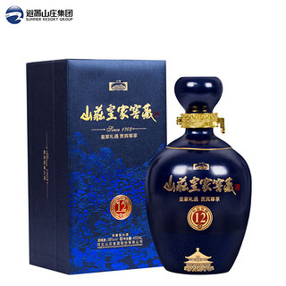 山庄老酒 山庄皇家窖藏 12 38%vol 浓香型白酒 450ml*4瓶 整箱装