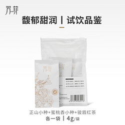 芳菲武夷茶韵集锦 武夷山红茶茗茶茶叶正山小种茶包特级小包装4g*3 骏眉+正山+蜜桃香 4g * 3包