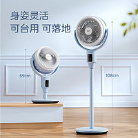 PLUS会员、有券的上：Midea 美的 空气循环扇直流变频 GDG24JZR