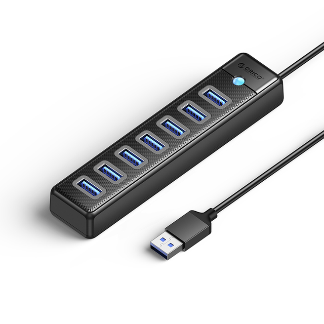 ORICO 奥睿科 PW7U-U3 USB3.0分线器 一拖七