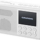 GRUNDIG Music 6500 白色便携式 DAB+ 收音机，白色