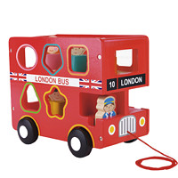 Hape E8237 伦敦巴士 红色