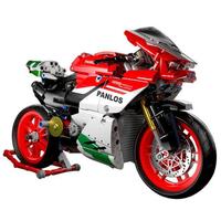 PANLOS BRICKS 潘洛斯 疾速机车系列 672001 杜卡迪1299 积木模型