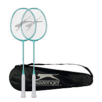 Slazenger 史莱辛格 羽毛球拍碳素Airblade300男女耐打对拍送手胶+拍包+球