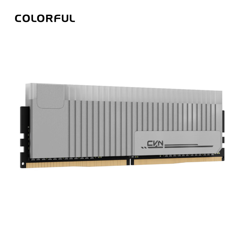 CVN·银翼系列 DDR5 6600MHz RGB 台式机内存 灯条 银色 32GB 16GBx2
