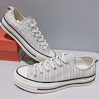 CONVERSE 匡威 正品新款匡威1970s三星标chuck70低帮个性男女条纹帆布鞋A02293C