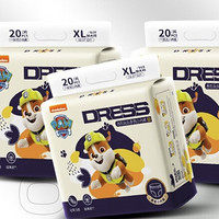 PLUS会员：DRESS 吉氏 婴儿拉拉裤 XL20片*3包