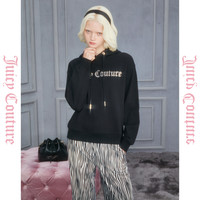 Juicy Couture 橘滋 俏皮活泼重工logo烫钻女式卫衣