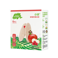 小皮 原装进口树莓苹果味婴儿营养搭配米饼宝宝磨牙
