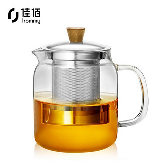 佳佰 茶壶 700ml 透明