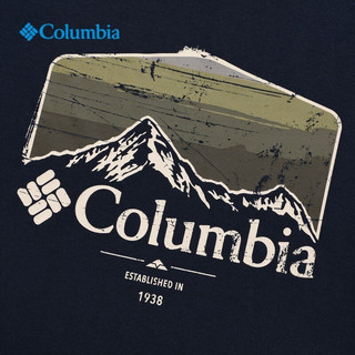 Columbia哥伦比亚休闲T恤男春夏新款户外吸湿圆领短袖JE1586/AE1415 AX2959/465 XL/185