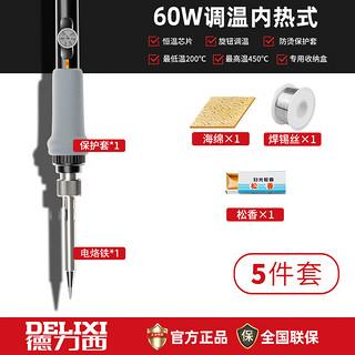 DELIXI 德力西 调温电烙铁 60W 5件套