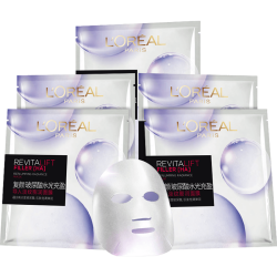 L'OREAL PARIS 巴黎欧莱雅 复颜玻尿酸淡纹澎润面膜 15片（赠 同款18片）