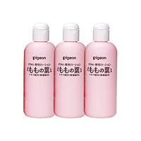 Pigeon 贝亲 婴儿桃叶精华爽身露 保湿护肤防痱桃子水200ml*3