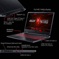 acer 宏碁 Nitro 5 AN515-58-525P 游戏笔记本电脑 | 英特尔酷睿 i5-12500H | NVIDIA geForce RTX 3050