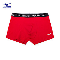 Mizuno 美津浓 男23春季新款欢乐新年款红色城市休闲ESSENTIAL内裤 60/动感红 M