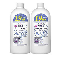 88VIP：Kao 花王 儿童泡沫洗手液 淡香型 补充装 380ml*2