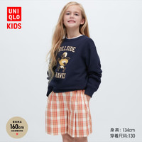 UNIQLO 优衣库 童装/女童/少女 格子裙裤短裤(格纹打褶裙裤春夏)454833
