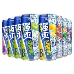 RIO 锐澳 洋酒 预调酒 强爽系列鸡尾酒全家福330ml*8