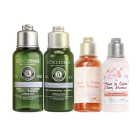 L'OCCITANE 欧舒丹 全套护理套装 (5合1草本菁纯平衡洗发露75ml+护发素75ml+甜蜜樱花沐浴啫喱35ml+润肤露35ml)