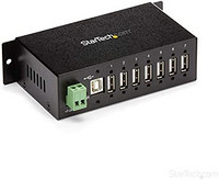 StarTech.com 7 端口金属工业SuperSpeed USB 3.0集线器导轨安装