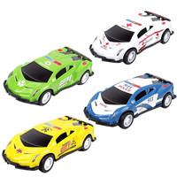 源思乐 回力车 金属铁皮警车-4只