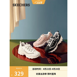 SKECHERS 斯凯奇 D'Lites 1.0 女子休闲运动鞋 149250/BKW 黑白 37