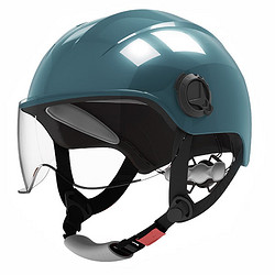CIGNA 摩托车头盔  3C认证 半盔 头盔+透明短镜