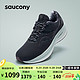 saucony 索康尼 胜利20 减震跑步鞋男春季新品软底运动鞋保暖跑鞋子TRIUMPH 黑灰(防泼水) 43