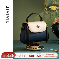 JIVIVIL 轻奢女包2023春新款包包时尚手提包女真皮斜挎包