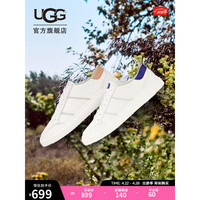 UGG2023春季新款女士休闲系带小白鞋低帮时尚板鞋休闲鞋 1130775女鞋 BRWH | 亮白色 37