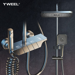 YWEEL 一卫 淋浴花洒三件套 控温花洒