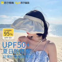 防晒帽女夏季防紫外线贝壳遮阳空顶遮脸太阳帽子大檐夏天儿童1464