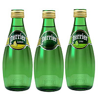 perrier 巴黎水 [6件起购]6瓶到手38元Perrier/法国巴黎水原味柠檬味气泡水玻璃瓶330ml