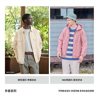 UNIQLO 优衣库 男女款全棉连帽外套 456991