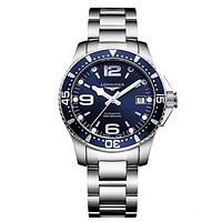 LONGINES 浪琴 康卡斯潜水系列 男士自动上链腕表 L3.841.4.96.6