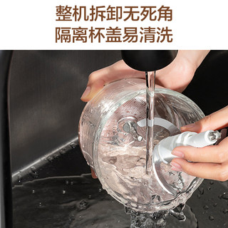 美的 Midea绞肉机0.6L料理机多功能家用绞馅机迷你蒜蓉蔬果泥绞馅辅食机 杏色
