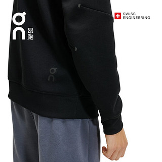 On昂跑 新一代男款舒适运动跑步帽衫 Hoodie Black 黑色 L