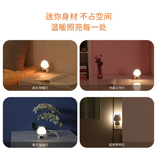 雷士照明 NVC Lighting  Lighting照明 智能感应led小夜灯充电床头夜光灯家用卧室台灯护眼灯