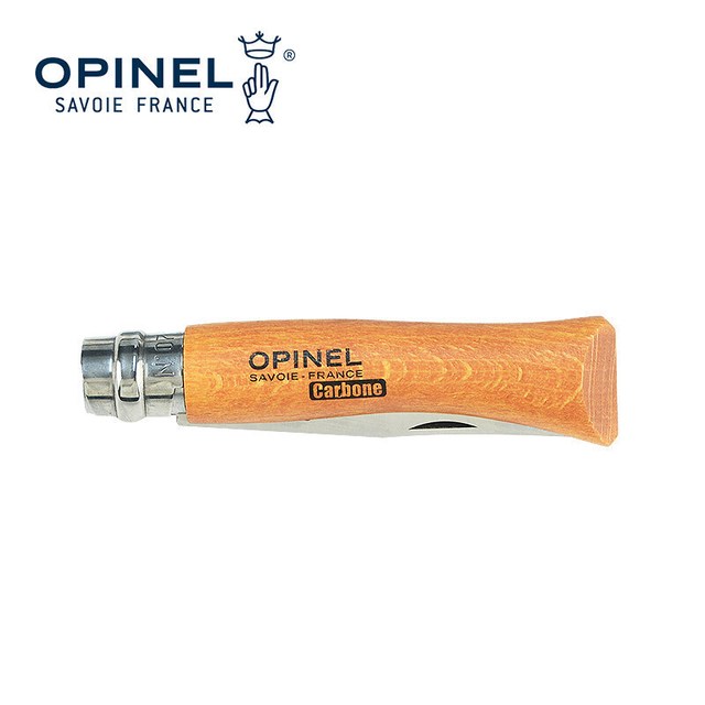 OPINEL 法国刀碳钢折叠刀2-12号 家用野外户外水果高硬刀 8号碳钢