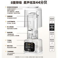 88VIP：Midea 美的 柔音安睡破壁机1.5L家用加热全自动豆浆机多功能榨汁料理机