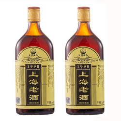 友望食品黄酒上海老酒十年陈花雕酒500ml12瓶整箱
