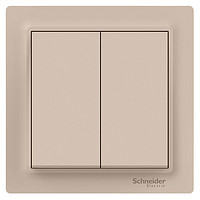 Schneider Electric 施耐德电气 歆意系列 A3J32L1_WG_C1 二开单控开关 金色