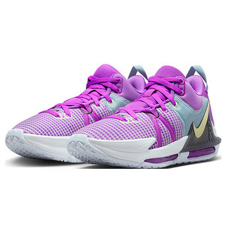 NIKE 耐克 男子篮球鞋LEBRON WITNESS 7 EP运动鞋 DM122-500 紫红色 40.5